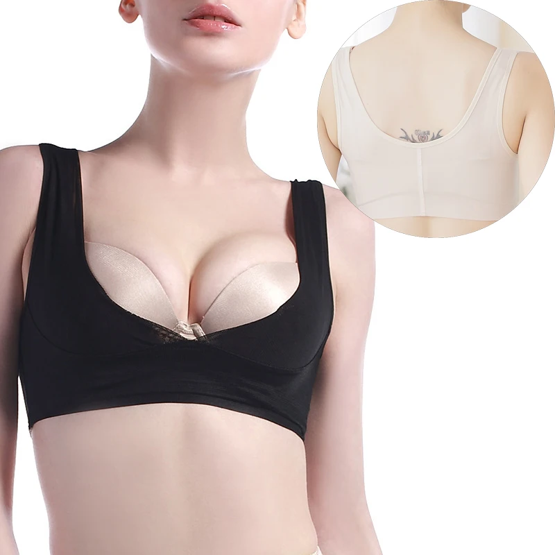 Девушек с маленькой грудью пуш ап Спортивное нижнее белье женские бесшовные