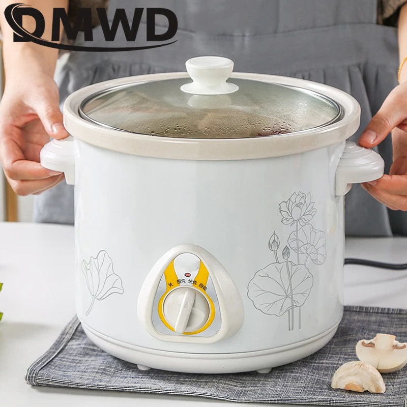 Домашняя электрическая мини медленная Варка DMWD на 1 5 л механический/умный таймер
