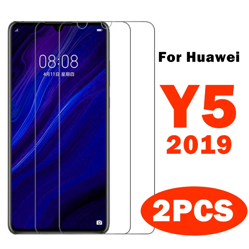 2 шт. Защитное стекло для huawei y5 2019 закаленное huawey y 5 y6 y9 pro prime 6 9 защитная пленка y6pro