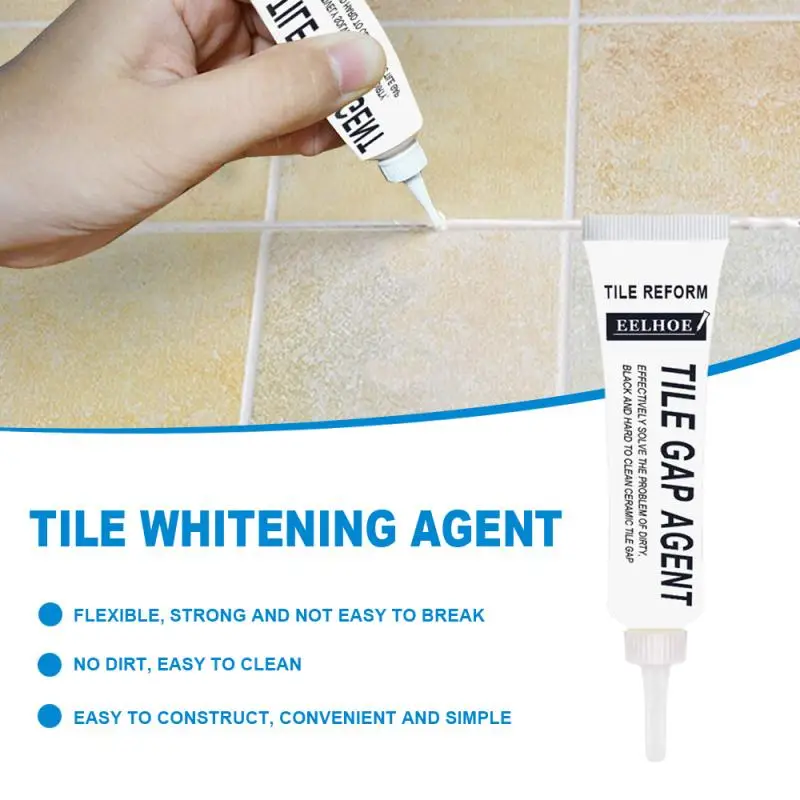 

Tile Gap Refill Agent Ceramic Seam Floor Wall Refill Grout Coating Marker Waterproof Home Kitchen Bathroom Paste Repair Pen