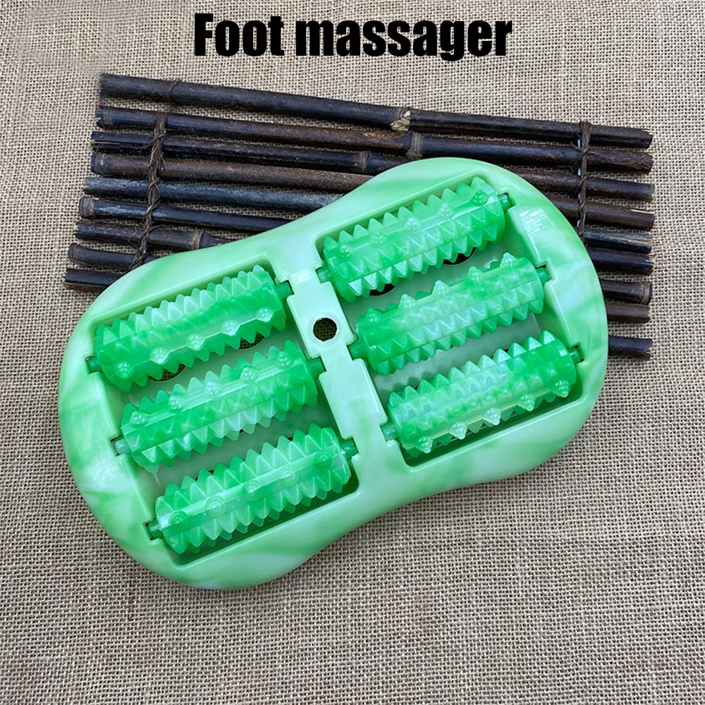 

Dual Foot Massager Roller Foot Acupoint Stimulation Footstool Relief Fatigue Relax Relieve Foot Pain Durable Masaje de pies