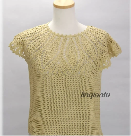 

Knitted organic cotton thread, high-end handmade cotton thread