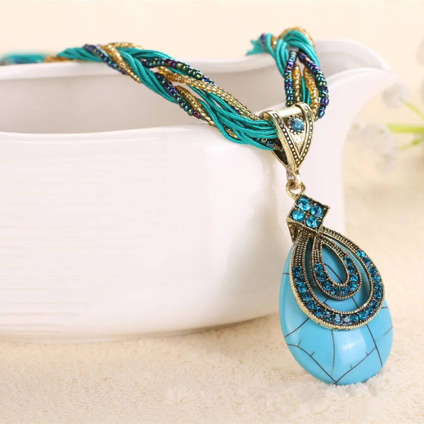 Новый стиль ожерелье чокер в богемном стиле этническое ветровое Ретро украшение