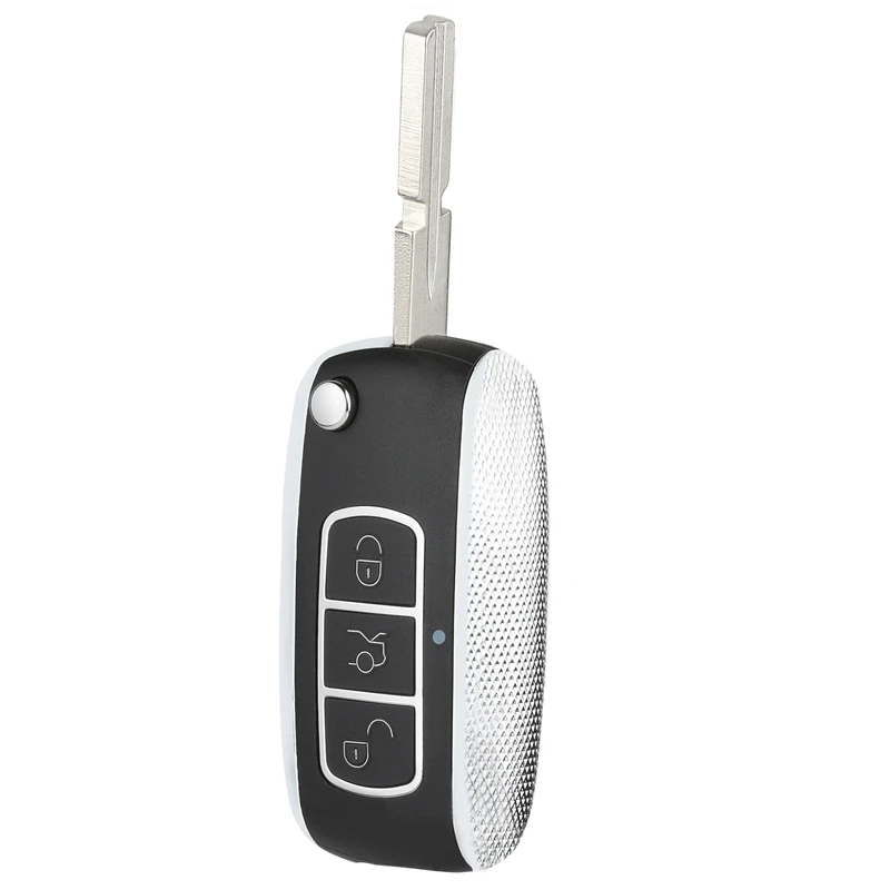 KEYECU 3 Button Modifed Bentley Style Folding Flip Remote Key Fob for BMW 315/433MHZ ID44 CHIP HU58/ HU92 Uncut Blade | Автомобили и