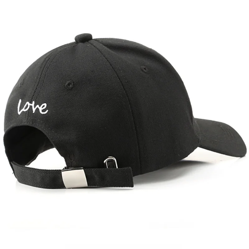 

New Baseball Cap Finger Heart Embroidered Outdoor Sun Hat Wild Women's Hat Creative Student Caps Trendy Men