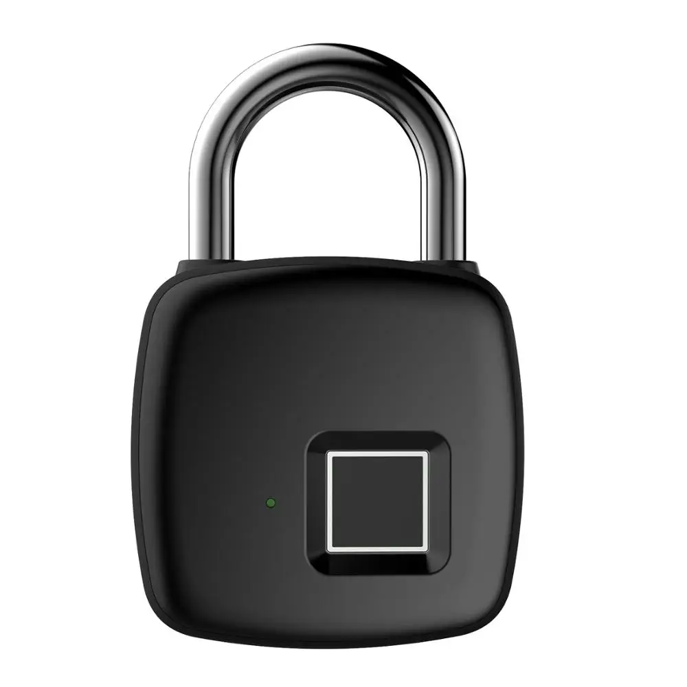 

Mini Smart Fingerprint Padlock Biometric USB Rechargeable IP65 Waterproof Keyless Anti-theft Access Control Electric Door Lock