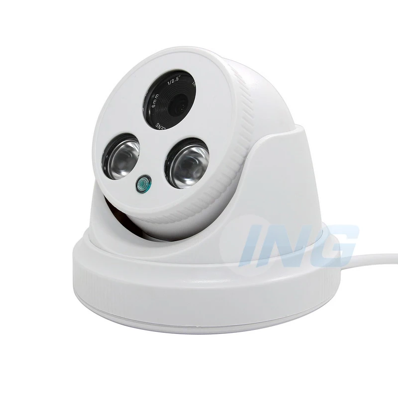 IP-камера HD H.265 3 Мп для помещений 1296P/1080P 2 светодиосветодиодный ИК ночное видение