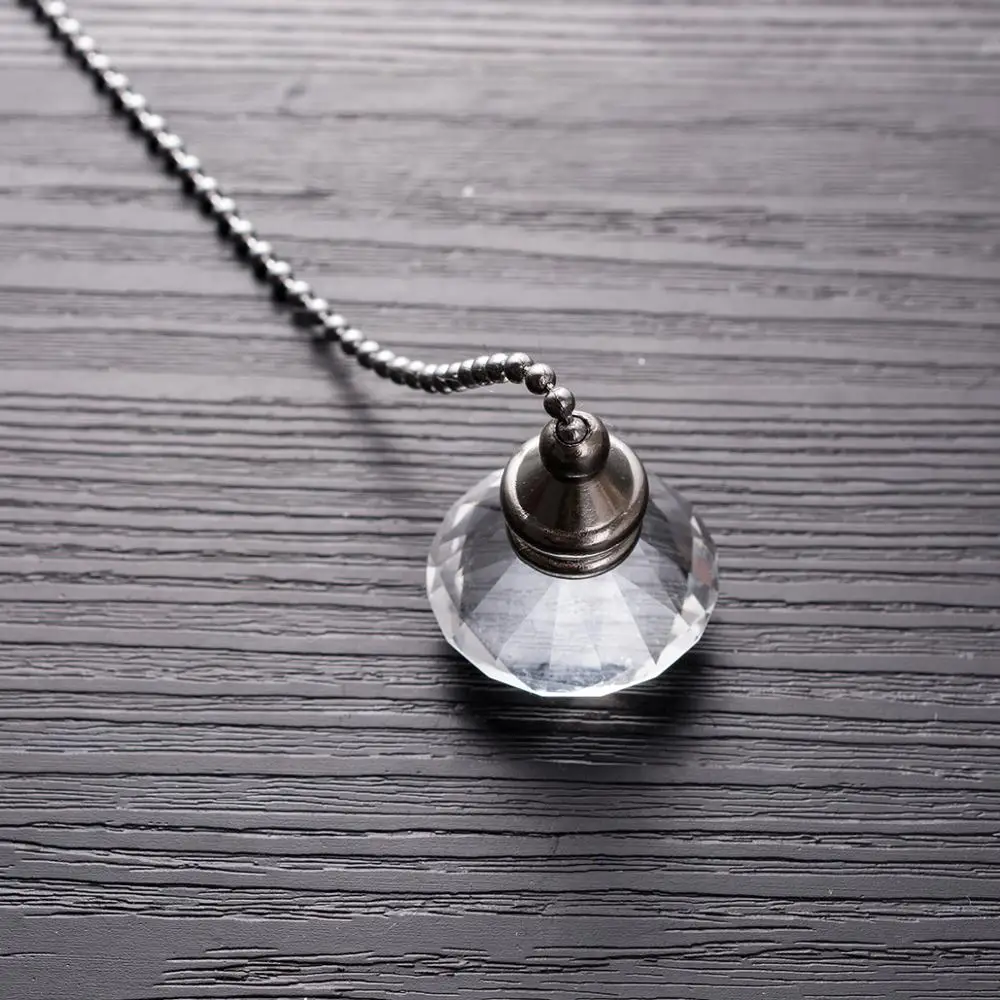 Прозрачный модный хрустальный светильник шнур с вытяжной ручкой для потолочного