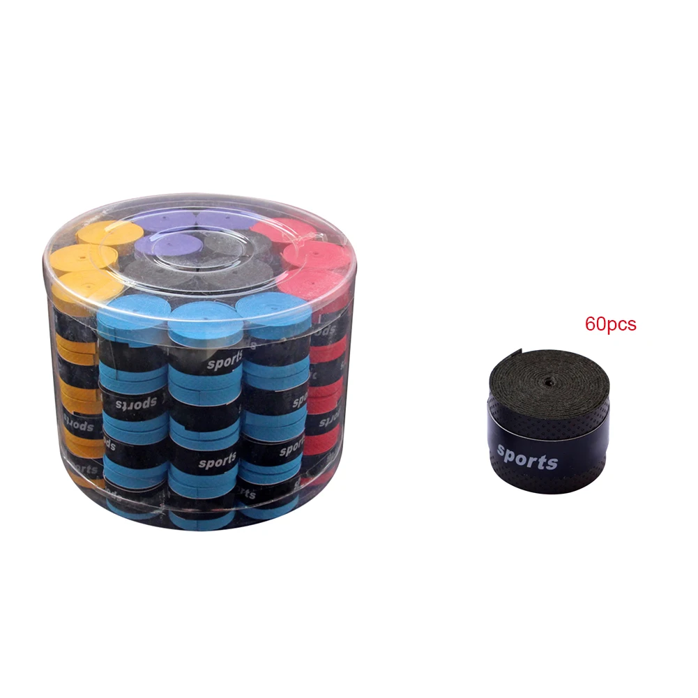 60 шт./лот захваты для теннисных ракеток спортивные рыболовные удилища бадминтона