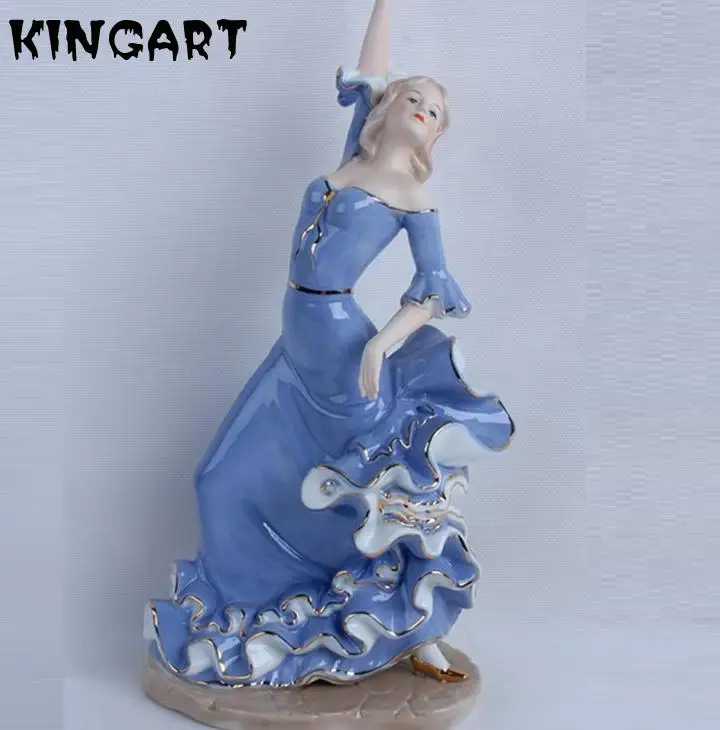Статуэтки для украшения фарфоровая статуэтка балерины фламинго Скандинавская