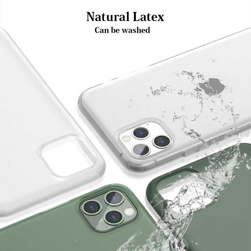 for iPhone 11 Pro XS Max XR X Case Emulsion Silicone Gel Rubber Shockproof with Soft Skin feel Cover 8 7 Plus |