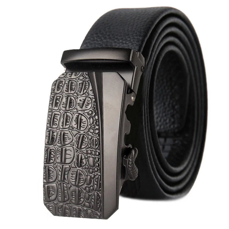 Кожаный ремень для мужчин 42 66 дюймов мужской с леопардовым принтом комфортный