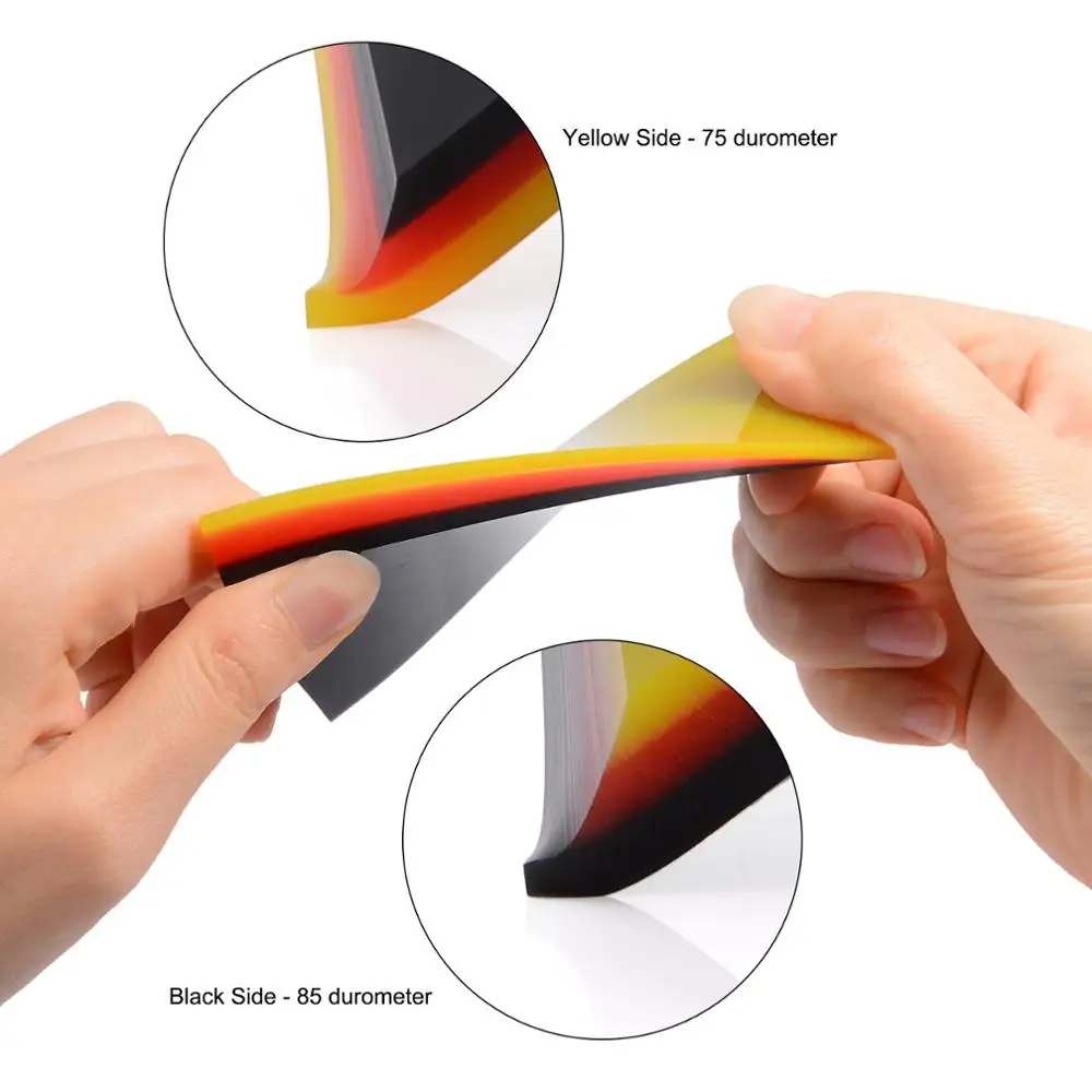 FOSHIO Soft Rubber Squeegee for Protective Film Install Carbon Fiber Vinyl Car Wrap Scraper Window Tint Tool Auto Cleaning | Автомобили и