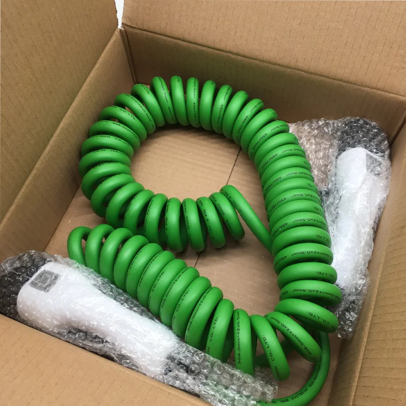 売却 9メートル5メートル32アンペアev急速充電器ケーブルiec 62196-2タイプ2スパイラルリードコイル状コード