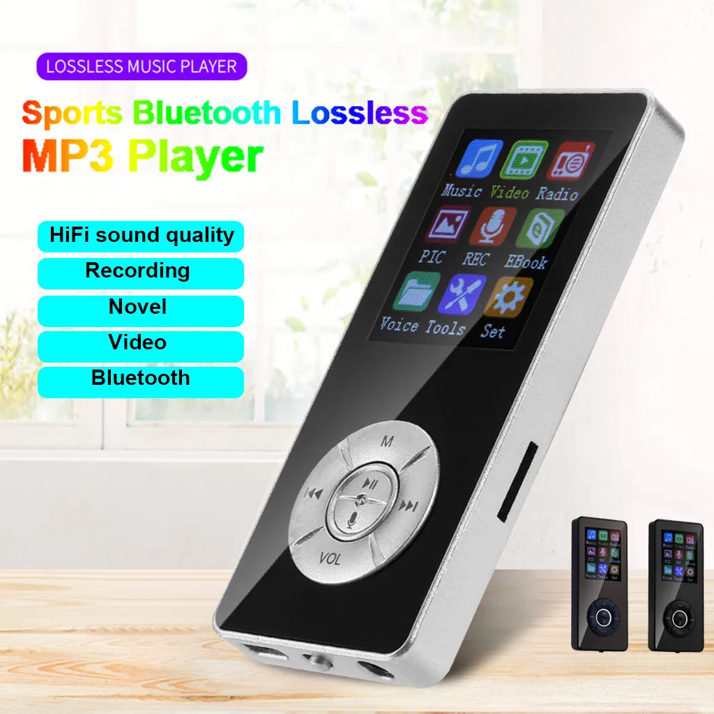 EPULA MP3 MP4 плеер портативный мини-светильник Bluetooth 1 8 дюймовый экран
