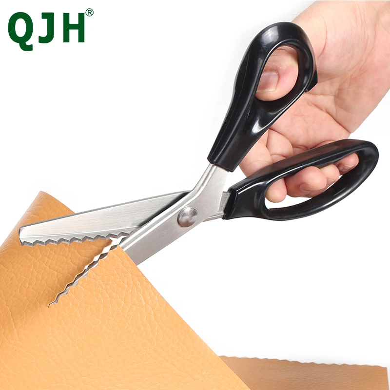 

QJH ткань, для дома/треугольные ножницы ручной работы DIY кожаные поделки резка зубчатое мастерство Профессиональное Изготовление платьев