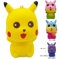 pokemon pikachu kawaii slow rising squeeze healing toys anti stress finger stress reliever fidget toy for adult kid fun toys