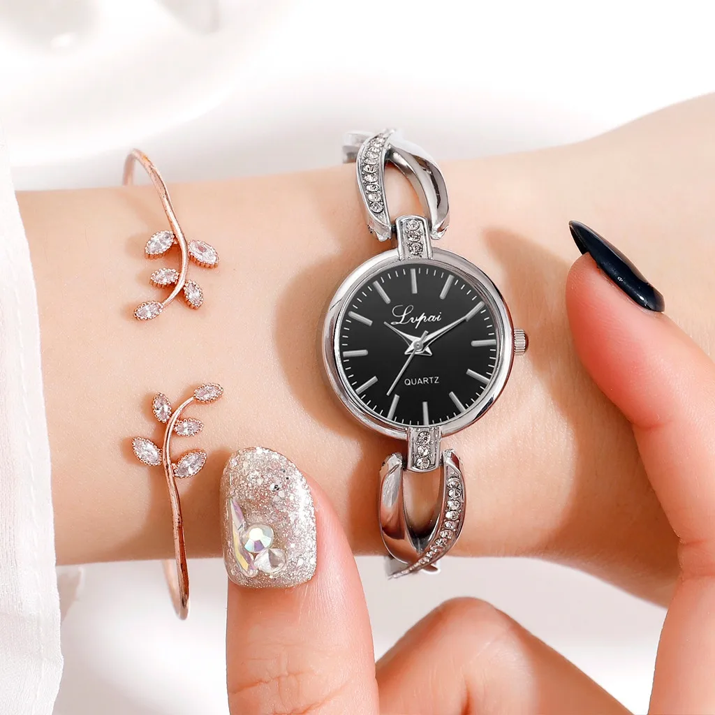 Женские повседневные красивые простые европейские модные маленькие часы с