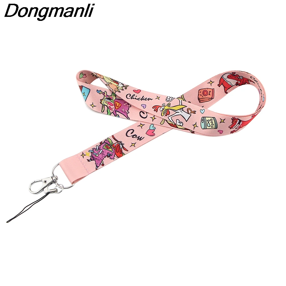 

BG292 Dongmanli Cow Anime Lanyard Neck Strap for key ID Card Cellphone Straps Badge Holder DIY Hanging Rope Neckband Accessories