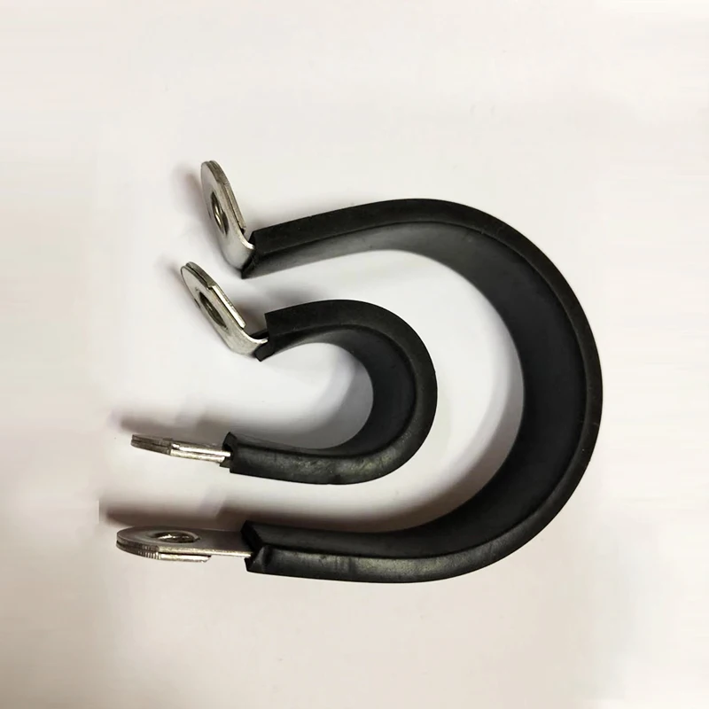 Бесплатная доставка 2 шт./лот зажимы P из нержавеющей стали 304 с резиновой