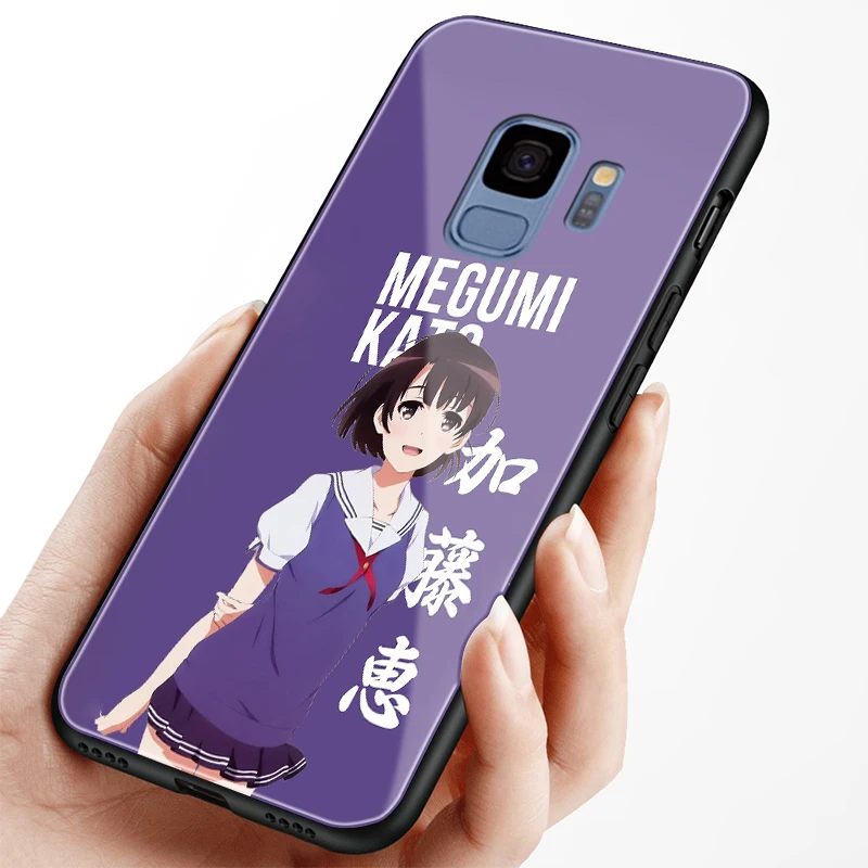 Kato Megumi Saekano аниме закаленное стекло Мягкий силиконовый чехол для телефона