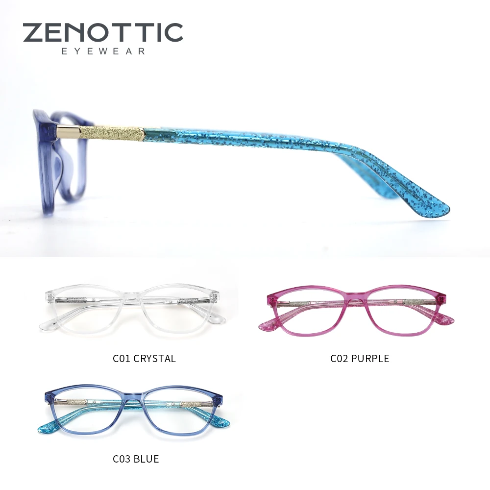 ZENOTTIC, винтажные очки, оправа, женские очки, ацетатная оправа, оправа для очков, женские, оправа для очков, очки BT7091