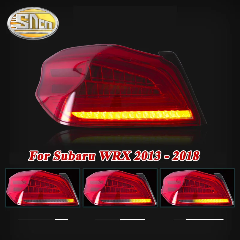 Автомобильный Стайлинг задние фонари чехол для Subaru WRX STI 2013 2019 светодиодные