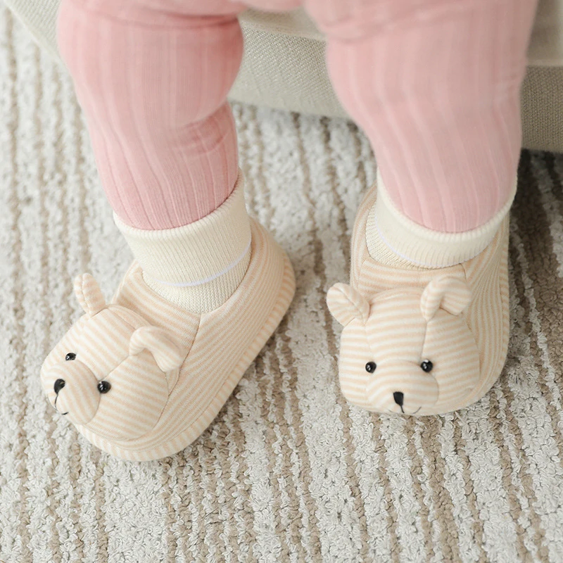 Милые носки для девочек с рисунком животных из мультфильмов Осенние