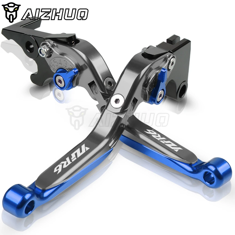 

For YAMAHA R6 YZF600 YZF-R6 YZFR6 2005-2014 2013 2012 11 YZF R6 Motorcycle Accessories Extendable Brake Clutch Levers