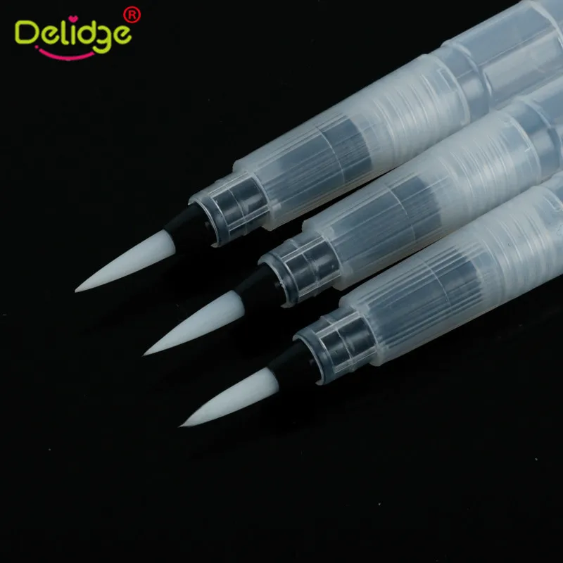 Delidge 3 шт./компл. раскраска водная ручка для инструменты для украшения тортов из мастики акварель торт украшения кисть-карандаш для рисования