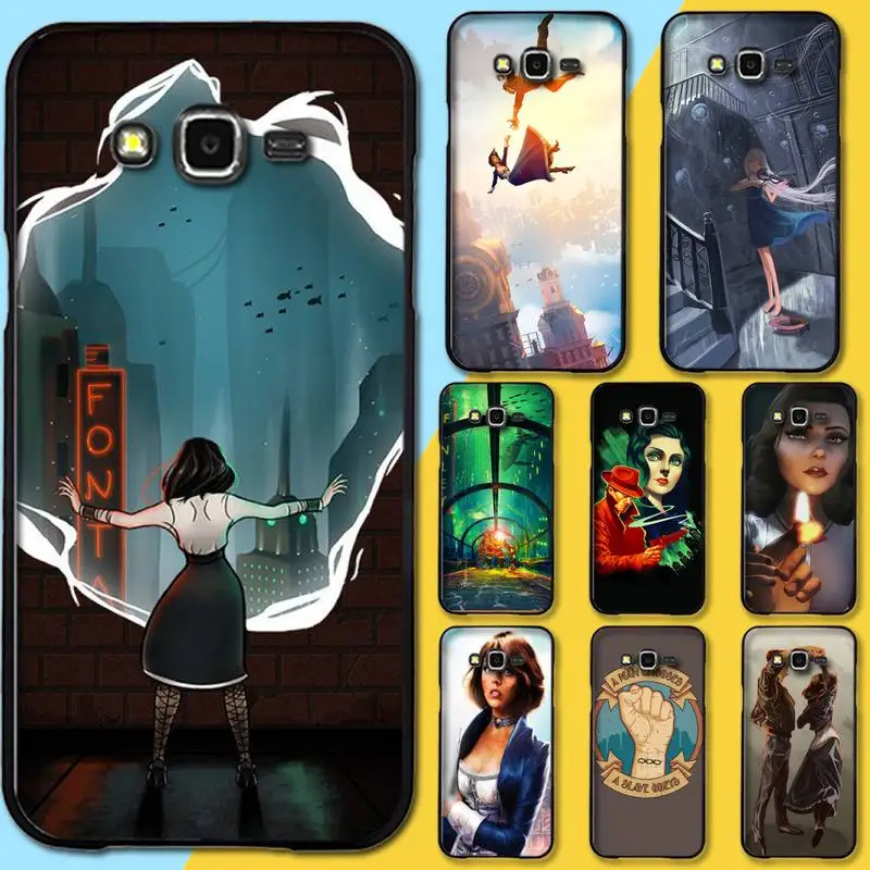 Чехол для телефона PENGHUWAN Bioshock infinite Cute Black мягкий ТПУ чехол Samsung Galaxy J7 J8 J3 J4 J5 J6 Plus 2018
