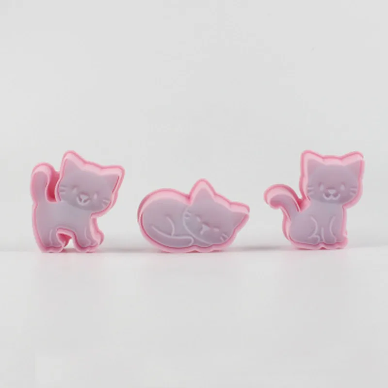 3 шт./компл. формы для печенья котят помадки резак тортов кондитерские изделия