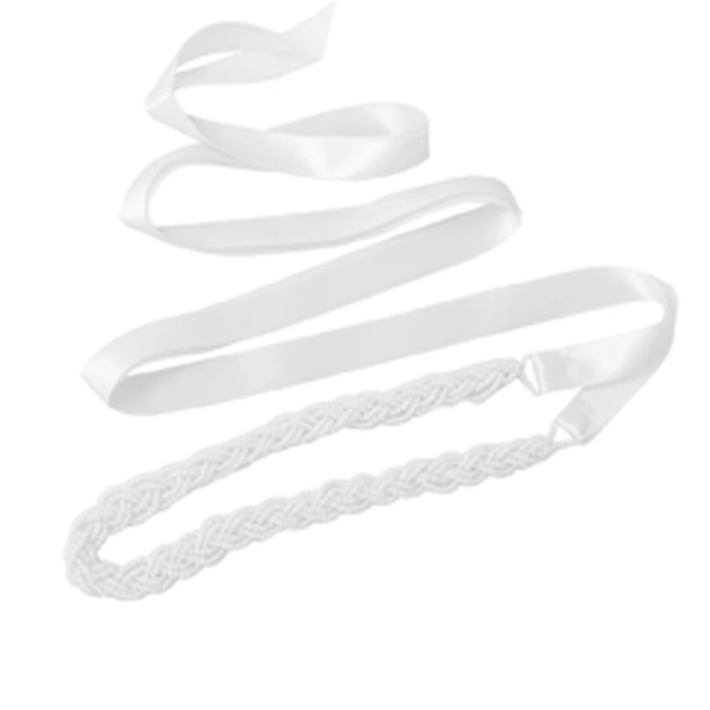 white TRiXY S262 очаровательные свадебные Ремни с жемчугом и бусинами настоящие образцы атласные Стразы с жемчугом и бисером свадебные пояса Потрясающие свадебные пояса - Цвет: white