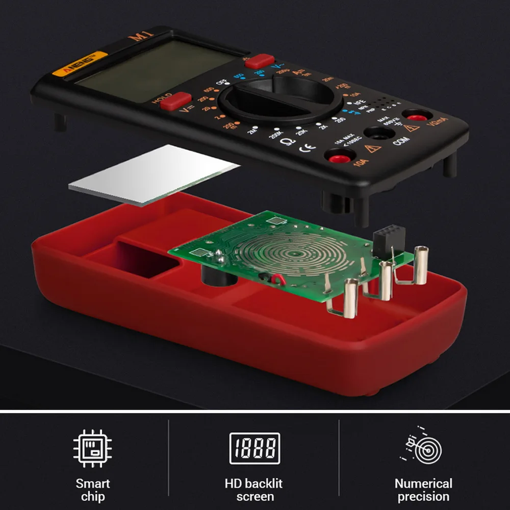 USB тест er мультиметр подсветки M1 AC/DC Амперметр Вольтметр Ом Частота Диод