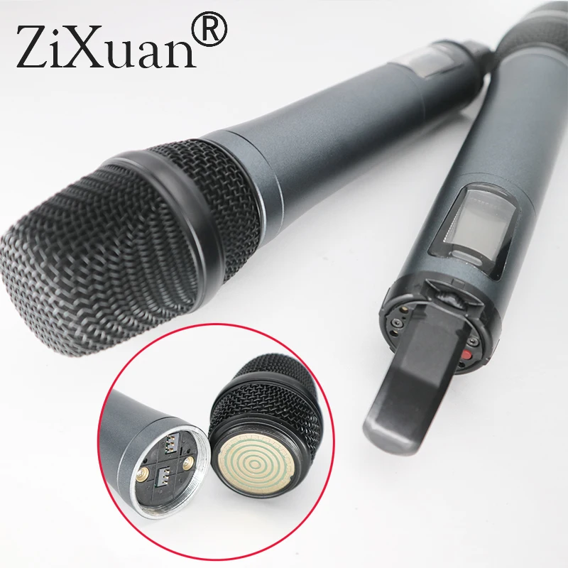 Профессиональный EM2500 SKM100G3 EM2052 True Diversity UHF/PLL беспроводной микрофон с двойной e835 ручной передатчик Mic