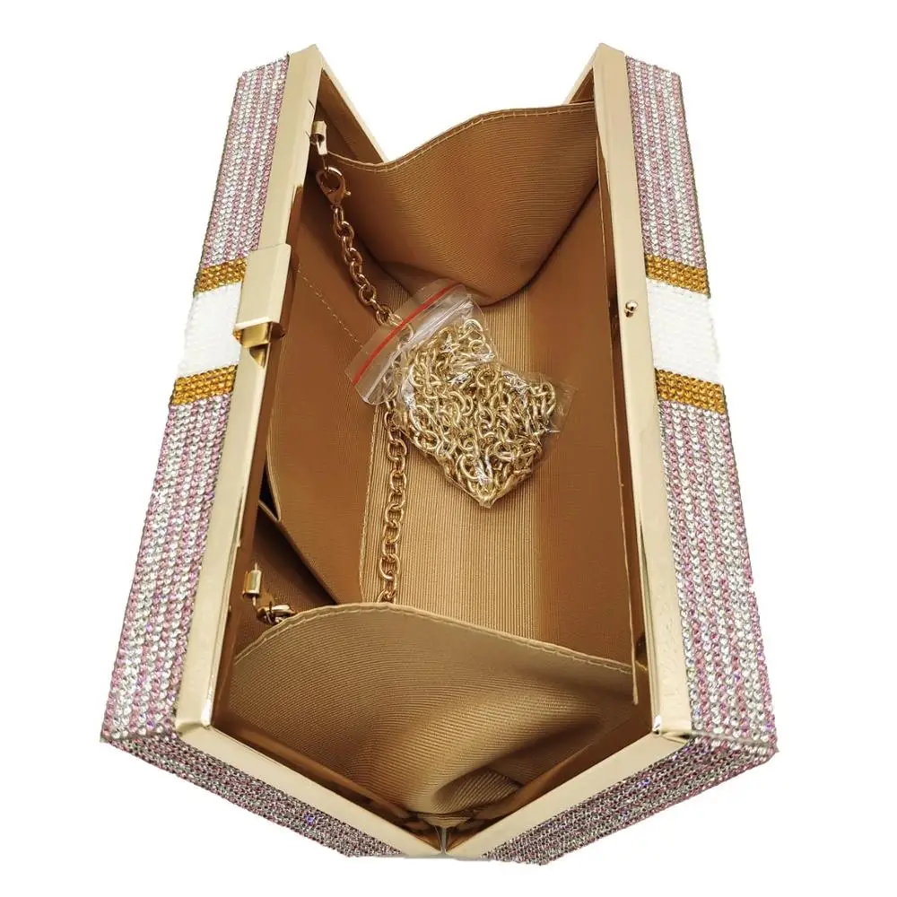 Chi belle 2020 горячая Распродажа bling 1000 доллар сумка для денег кристалл кошельков