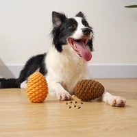 dog toy leakage food pet chew toy puppy interactivity game dog tooth cleaning treat ball pet traning iq not boring playing