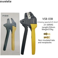high quality crimping pliers vsb 03b 7 jaws kit high precision terminal crimp self adjusting tools combination