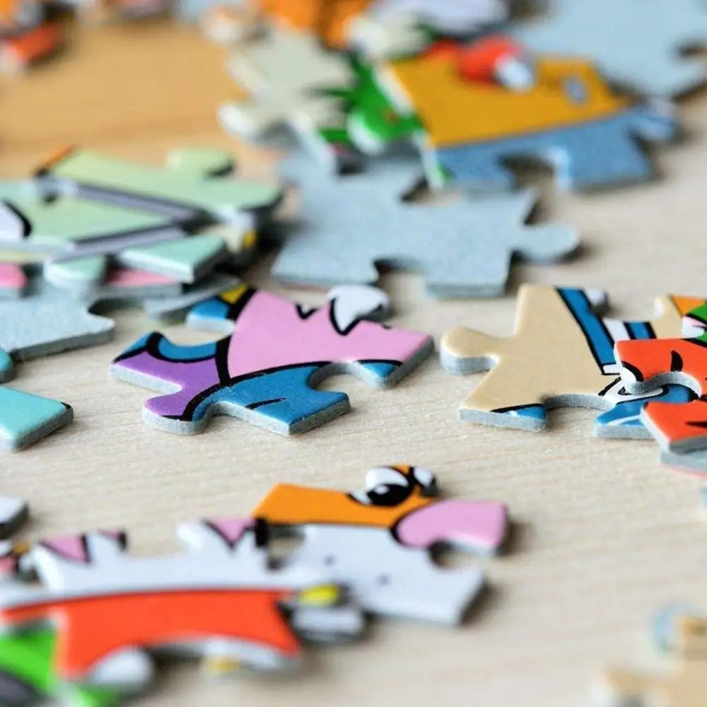 Чистая деревянная 1000 штук головоломка Африканские животные картина для взрослых