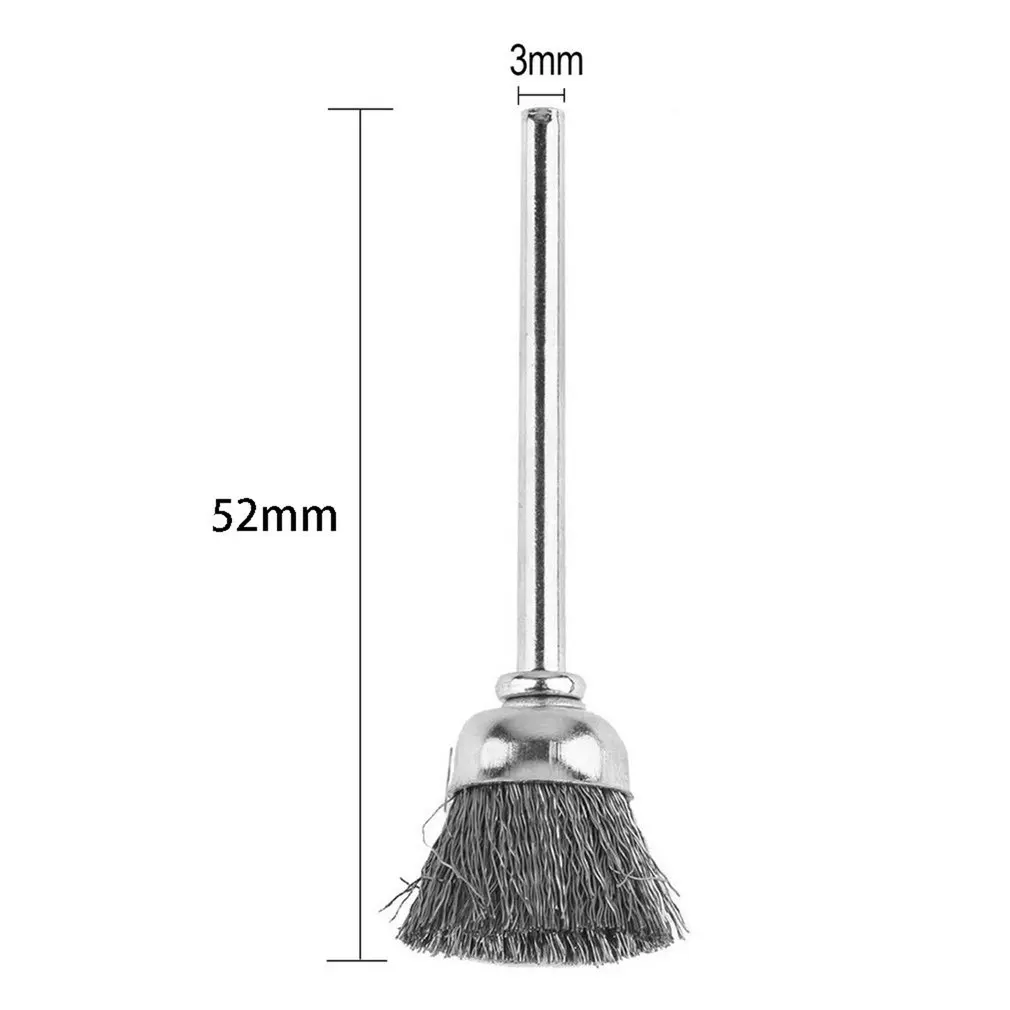 

Top selling 1pc Bowl Shape Steel Wire Wool Wheel Polishing Tool Brush For Rotary Drill Grinding Machine Newest Hot Sale