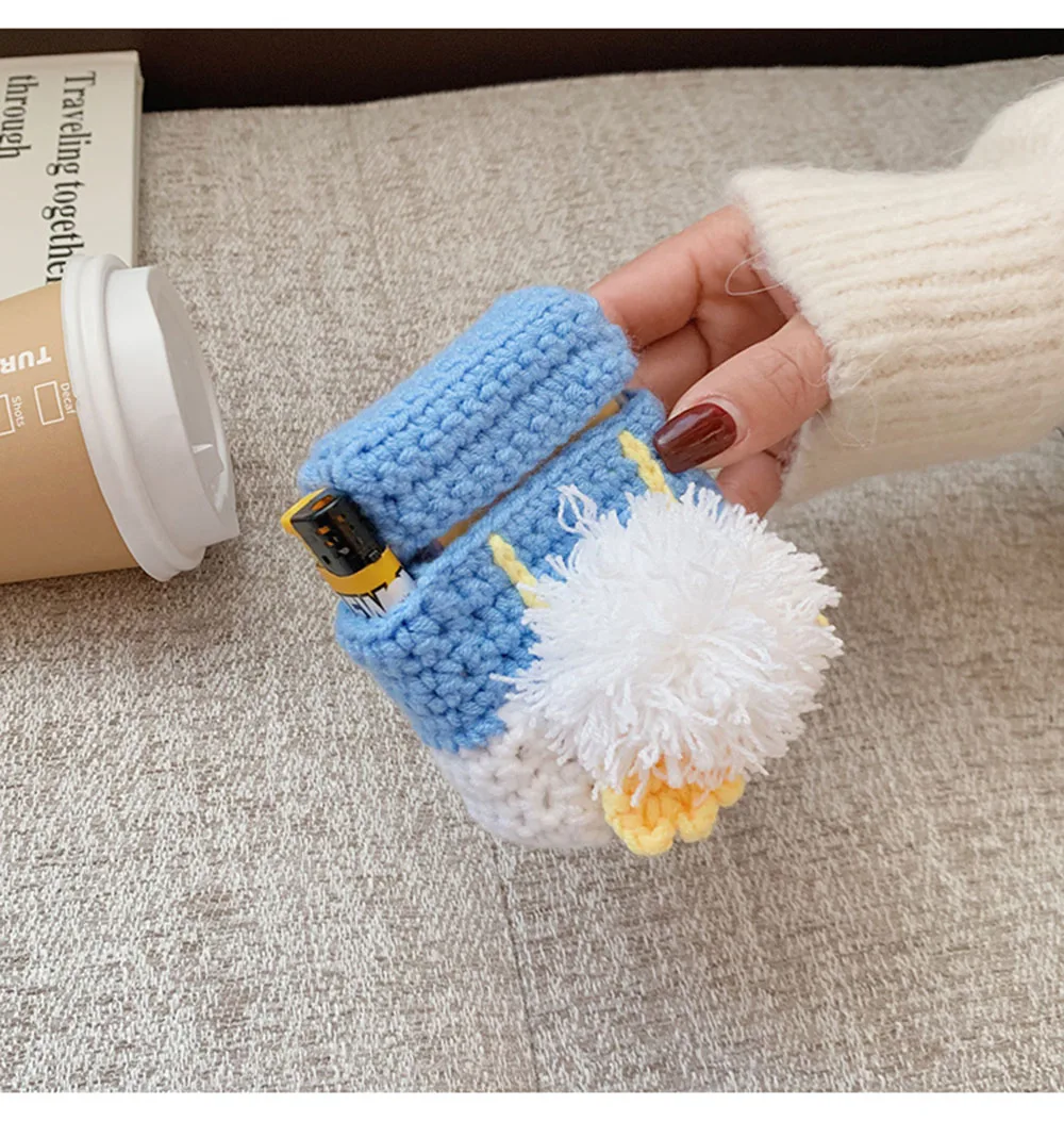 Набор мультяшных миниатюрных шерстяных чехлов сделай сам для квадратного