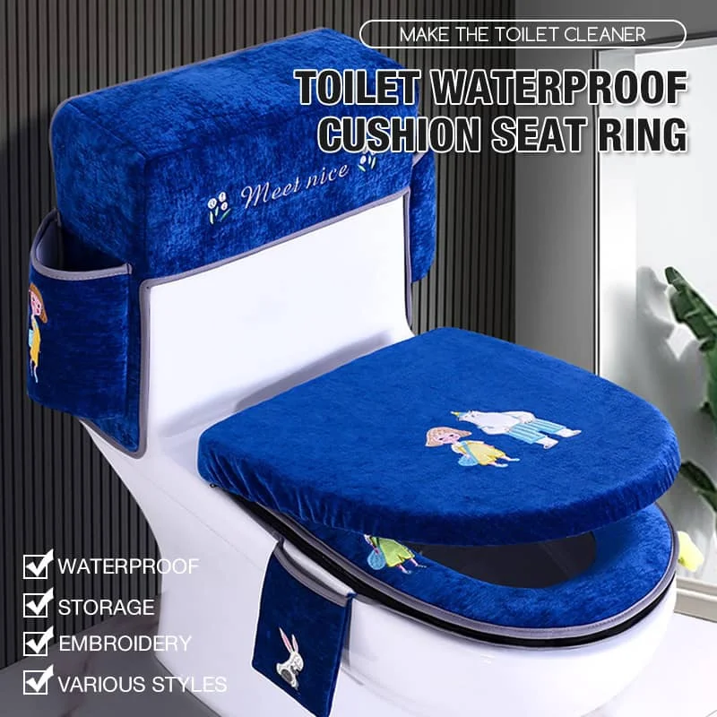 Горячая Распродажа удобный чехол на сиденье унитаза для ванной зимний бытовой