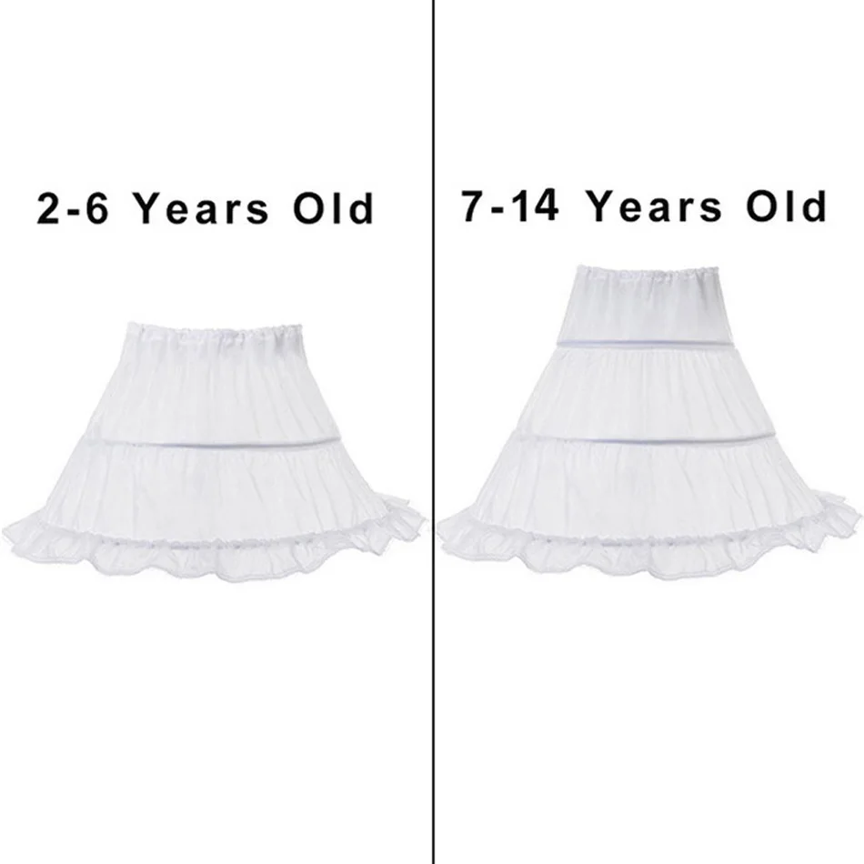 Petticoat MUABABY/костюм принцессы Анны с длинным плащом для девочек; детское роскошное платье Снежной Королевы Эльзы и Анны; детское нарядное платье на Хэллоуин - Цвет: Petticoat