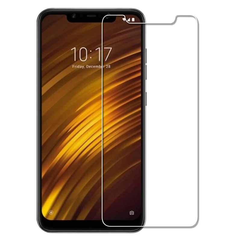 Закаленное защитное стекло 9H HD для Xiaomi Pocophone F1 защита экрана Mi 8 SEA2 Lite Mi5s Plus Mi6 A1 A2 Mix