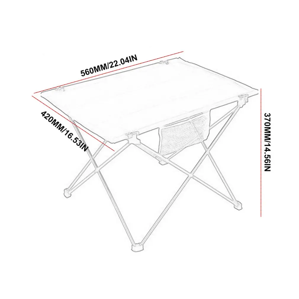 Outdoor Cloth Desktop Folding Table Portable Camping Stall Aluminum Picnic Tablecloth | Мебель