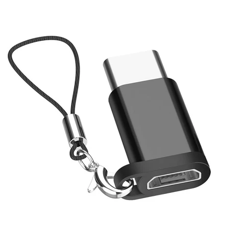 Переходник Micro USB/Type C из алюминиевого сплава, переходник USB-C штекер-гнездо Micro USB для планшетов Samsung LG Oneplus, поддержка OTG