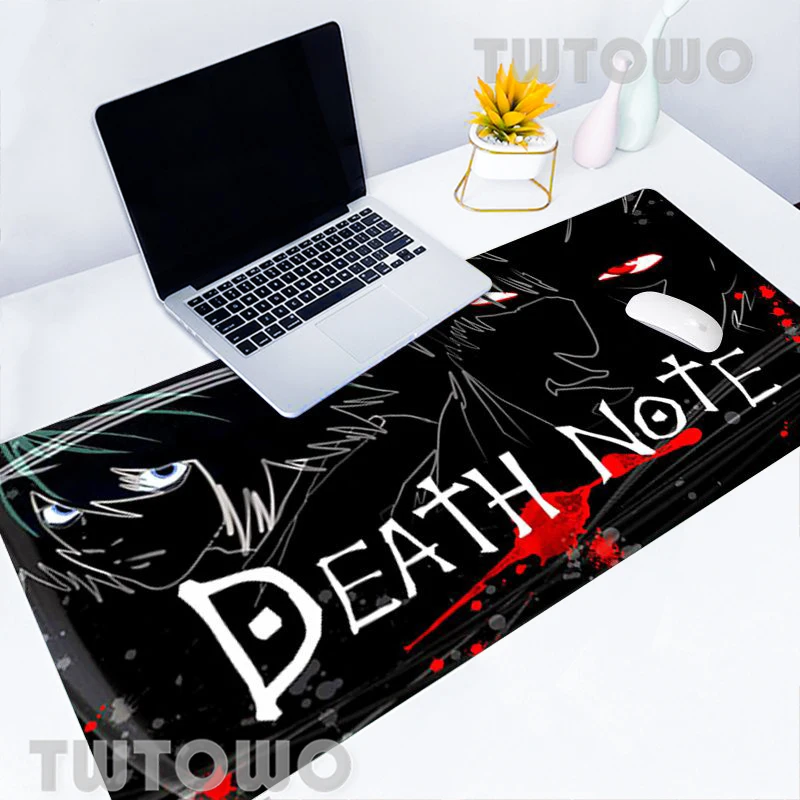 

Death Note Anime Custom Large Size Mouse Mat Natural Rubber Cartoon Lovely Anti-slip Carpet Office Decoration Mouse Mat
