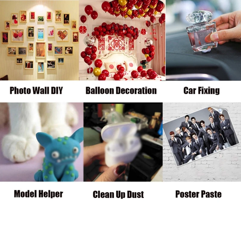 

56g reusable, removable adhesive Household Goods Photo Wall Photo Frame Special Blue No Ding No Trace Double-sided Adhesive