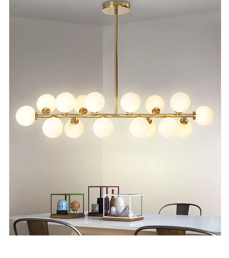 

LampsNordic люстра в стиле постмодерн, простая креативная лампа для гостиной, стеклянная лампа для ресторана, декоративная лампа для бара и отеля