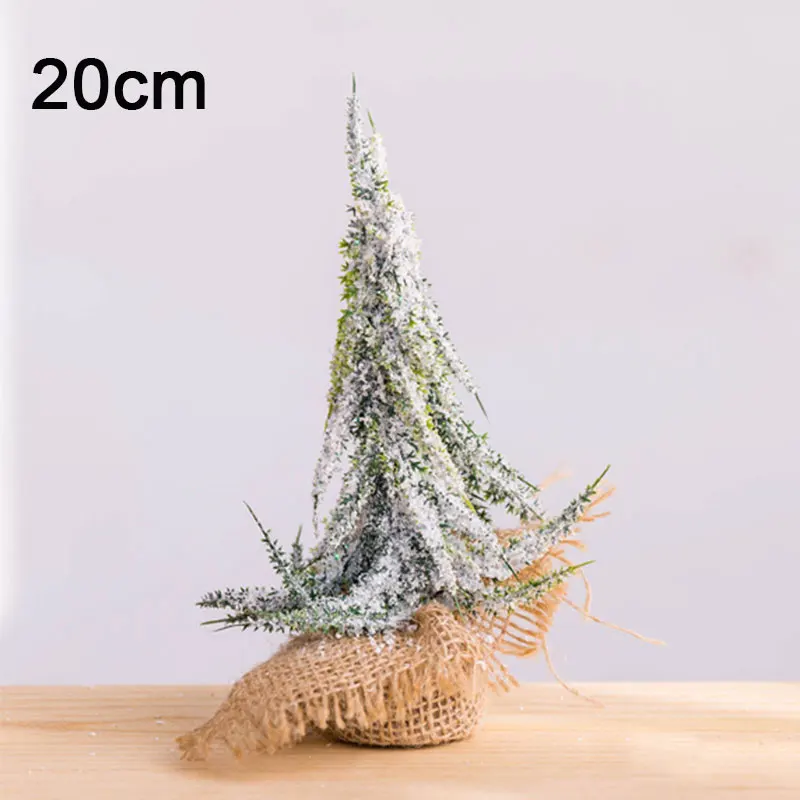 Поддельные пинетки Рождественская елка для украшения дома на Рождество мини со